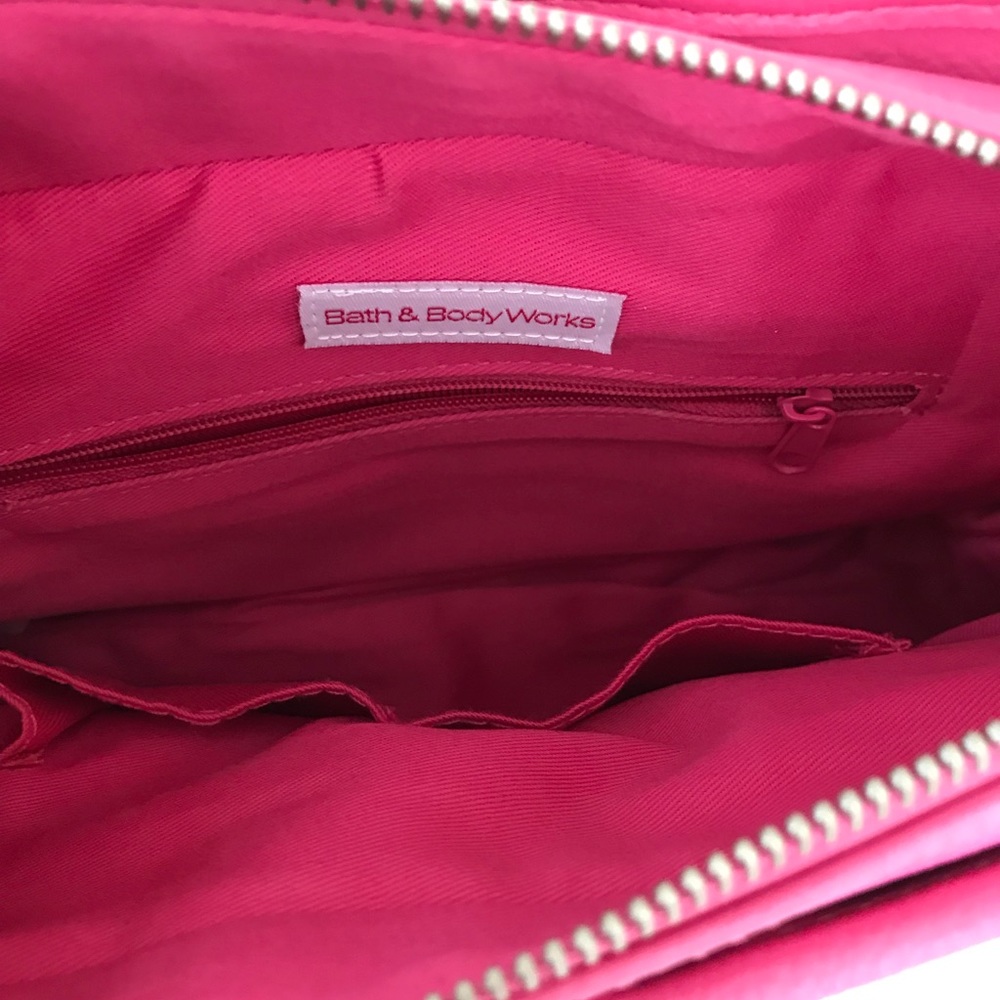 Bath & Bodyworks Straw & Pink Handbag - Picture 5 of 5